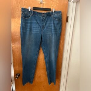 Soft Surroundings stretch crop jeans 2X